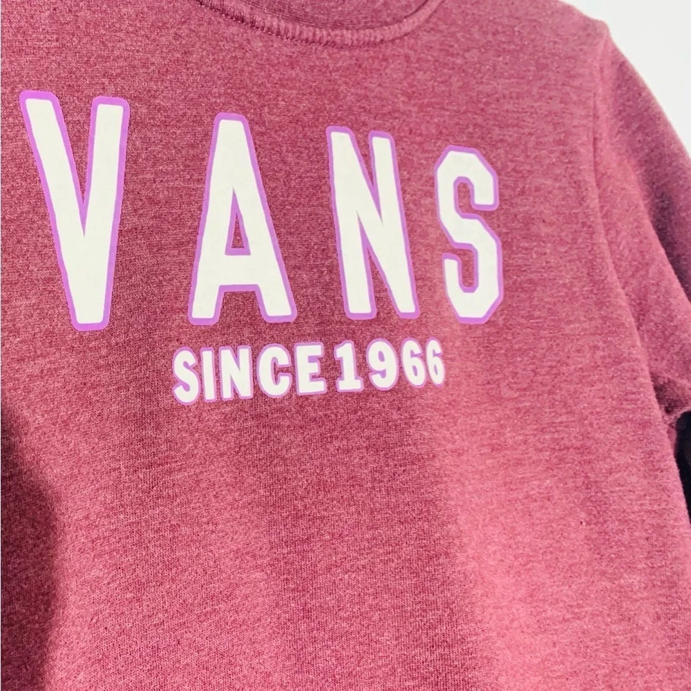 Vans Youth Burgundy Sweatshirt SZ M